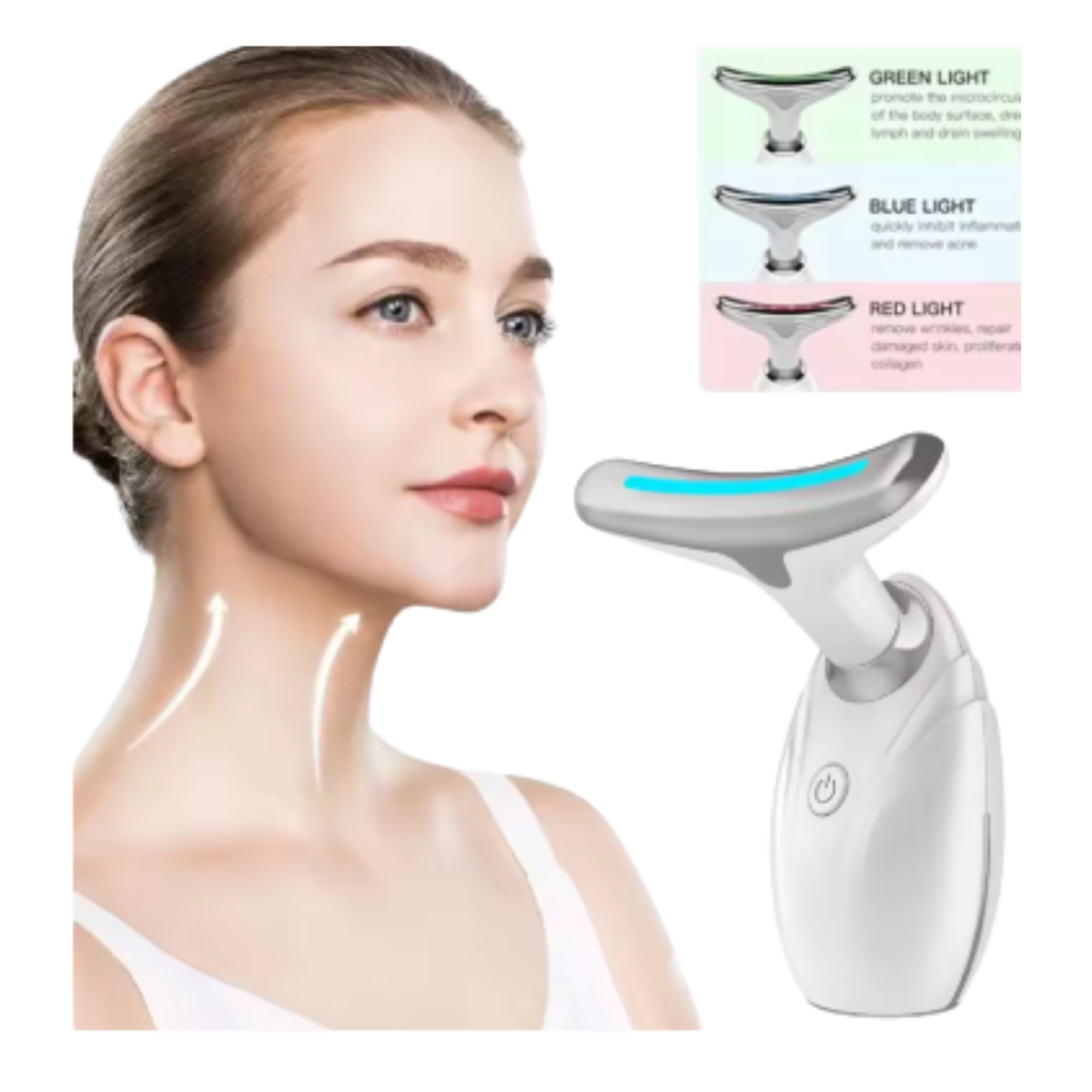 ✨ 3-in-1 Face, Eye & Neck Massager – Younger, Healthier Skin in Just 5 Minutes a Day!